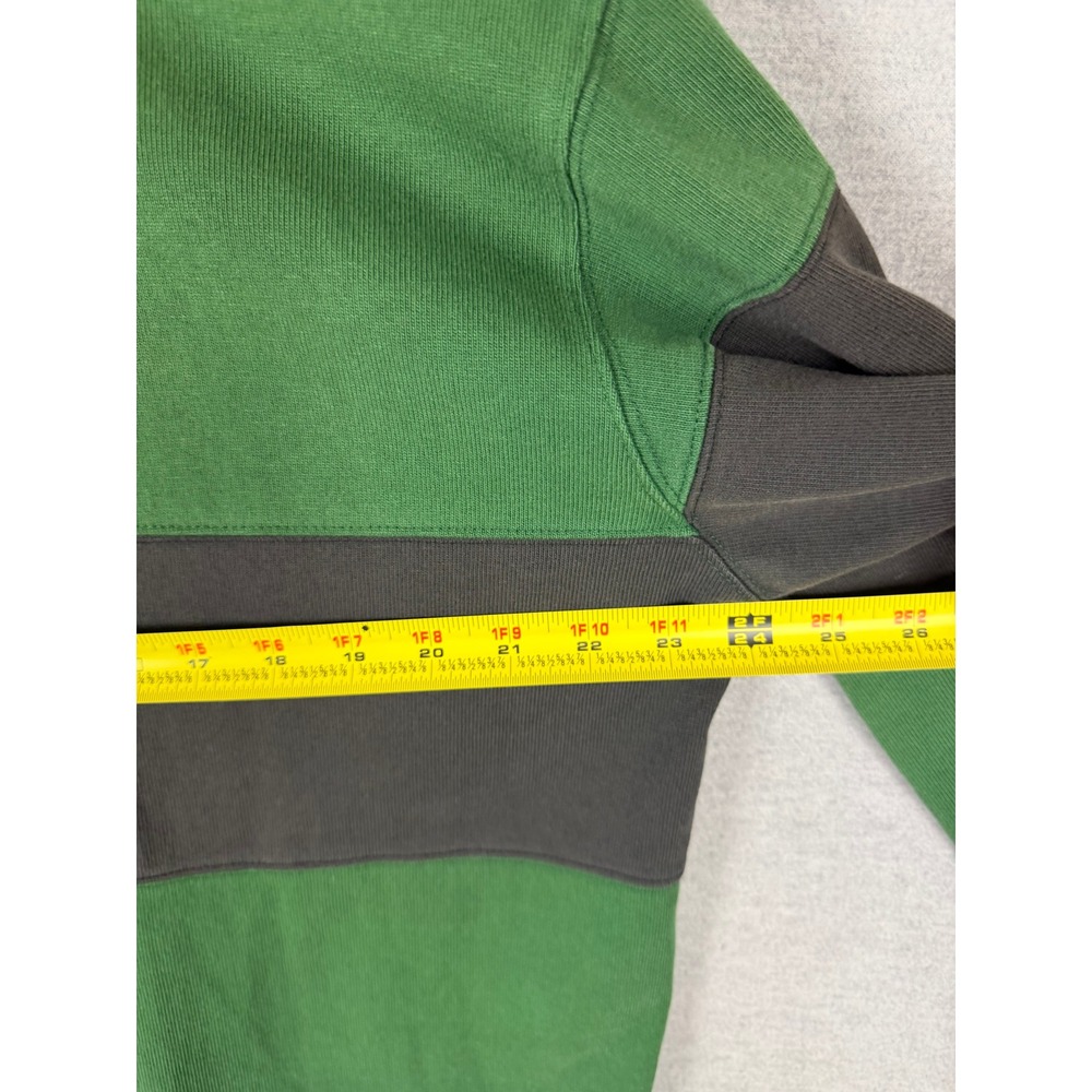 Vintage Polo Sport Ralph Lauren Rugby Shirt Green Black Long Sleeve Mens M 90s - Picture 5 of 7
